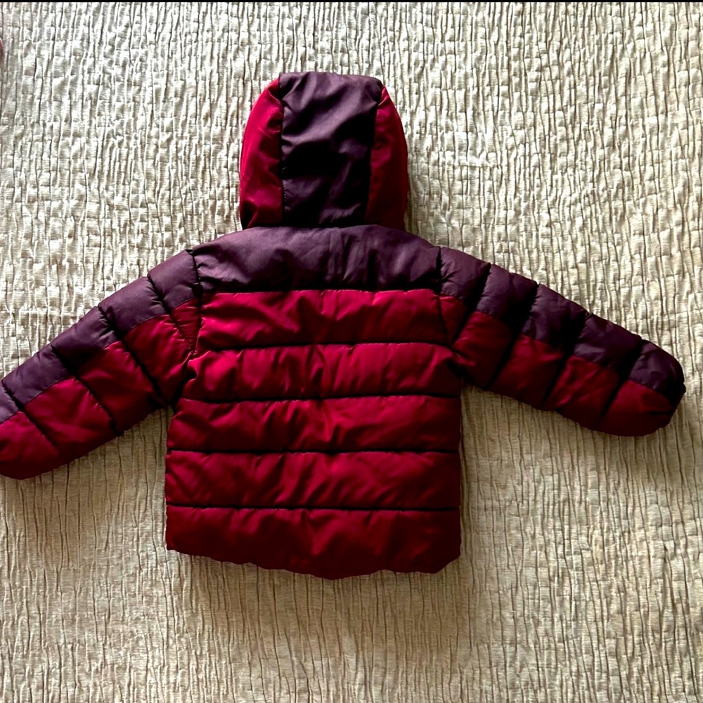 Children's Red Puffer Jacket - Picture 3 of 3